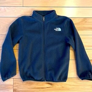 The North Face Kids Navy Fleece Jacket, SIZE 6, Great Condition NO FLAWS